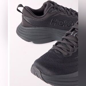 HOKA ONE ONE Womens 
Bondi 8 Black BBLC Shoes Sneakers Sz 8